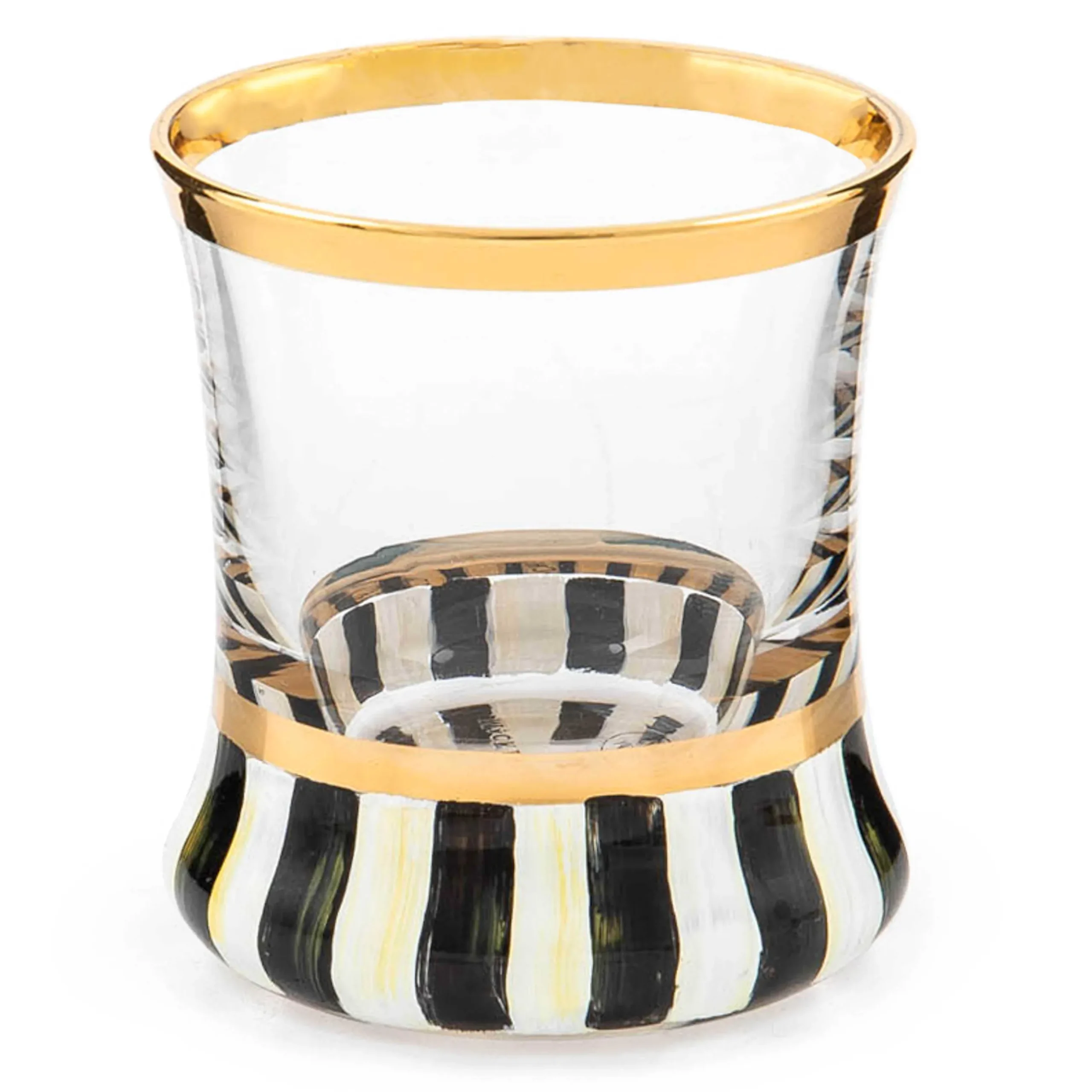 Drinkware|Bar Entertaining|MacKenzie-Childs Courtly Stripe Shot Glass
