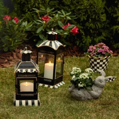 Spring|The Fall Shop|MacKenzie-Childs Courtly Stripe Small Candle Lantern