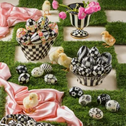 Outdoor|MacKenzie-Childs Courtly Stripe Tabletop Urn