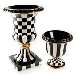 Outdoor|MacKenzie-Childs Courtly Stripe Tabletop Urn