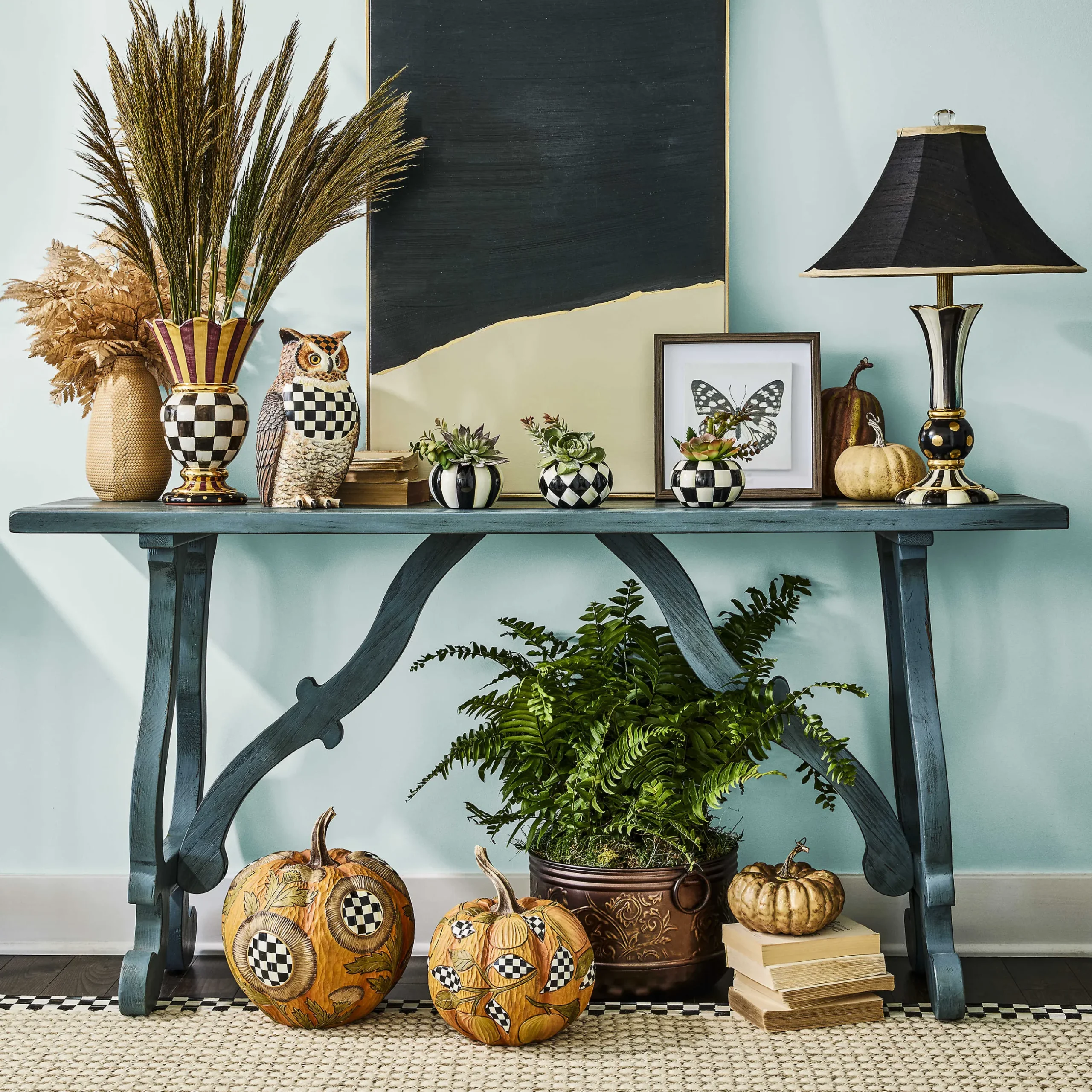 Lighting|MacKenzie-Childs Courtly Stripe Vase Lamp