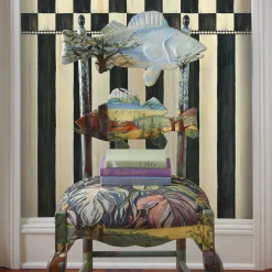 Finishing Touches|Room Accents|MacKenzie-Childs Courtly Stripe Wallpaper