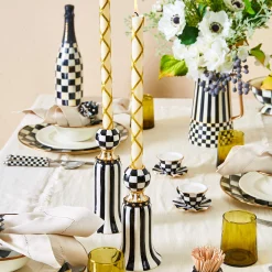 Table Accessories|Serveware|MacKenzie-Childs Courtly Teacup Salt  Pepper Set