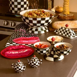 Table Accessories|MacKenzie-Childs Courtly Teapot Salt  Pepper Set