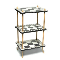 Entryway Furniture|Room Accents|MacKenzie-Childs Courtly Three Tier Table
