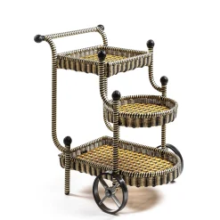 Outdoor|Bar Entertaining|MacKenzie-Childs Courtyard Bar Cart