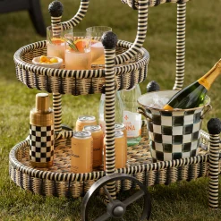 Outdoor|Bar Entertaining|MacKenzie-Childs Courtyard Bar Cart