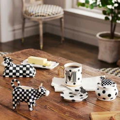 The Coffee Shop|Serveware|MacKenzie-Childs Cow Creamery Creamer