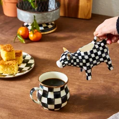 The Coffee Shop|Serveware|MacKenzie-Childs Cow Creamery Creamer