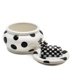 The Coffee Shop|Serveware|MacKenzie-Childs Cow Creamery Sugar Bowl