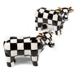 Spring|Table Accessories|MacKenzie-Childs Cow Salt  Pepper Set