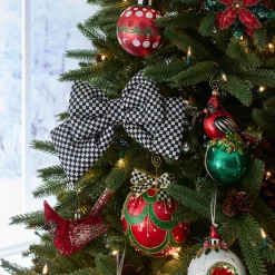 Holiday|MacKenzie-Childs Cozy Cardinal On Ball Glass Ornament