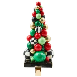 Holiday|MacKenzie-Childs Cozy Christmas Bauble Tree Stocking Hook