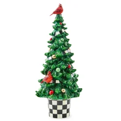 Room Accents|MacKenzie-Childs Cozy Christmas Illuminated Cardinal Tree