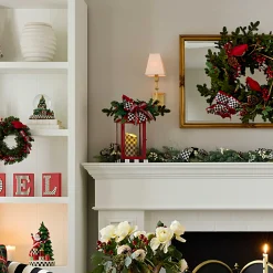 Room Accents|MacKenzie-Childs Cozy Christmas Lantern Arrangement