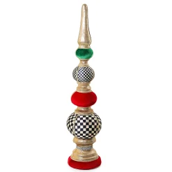 Room Accents|MacKenzie-Childs Cozy Christmas Large Tabletop Finial