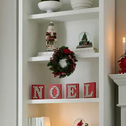 Greenery & Florals|Outdoor|MacKenzie-Childs Cozy Christmas Mini 12 Wreath