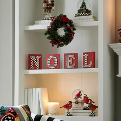 Room Accents|MacKenzie-Childs Cozy Christmas Noel Letter Set