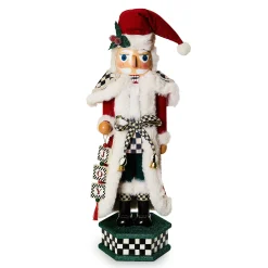 Room Accents|MacKenzie-Childs Cozy Christmas Santa Nutcracker