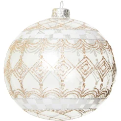 Holiday|MacKenzie-Childs Crystal Palace Ball Glass Ornament