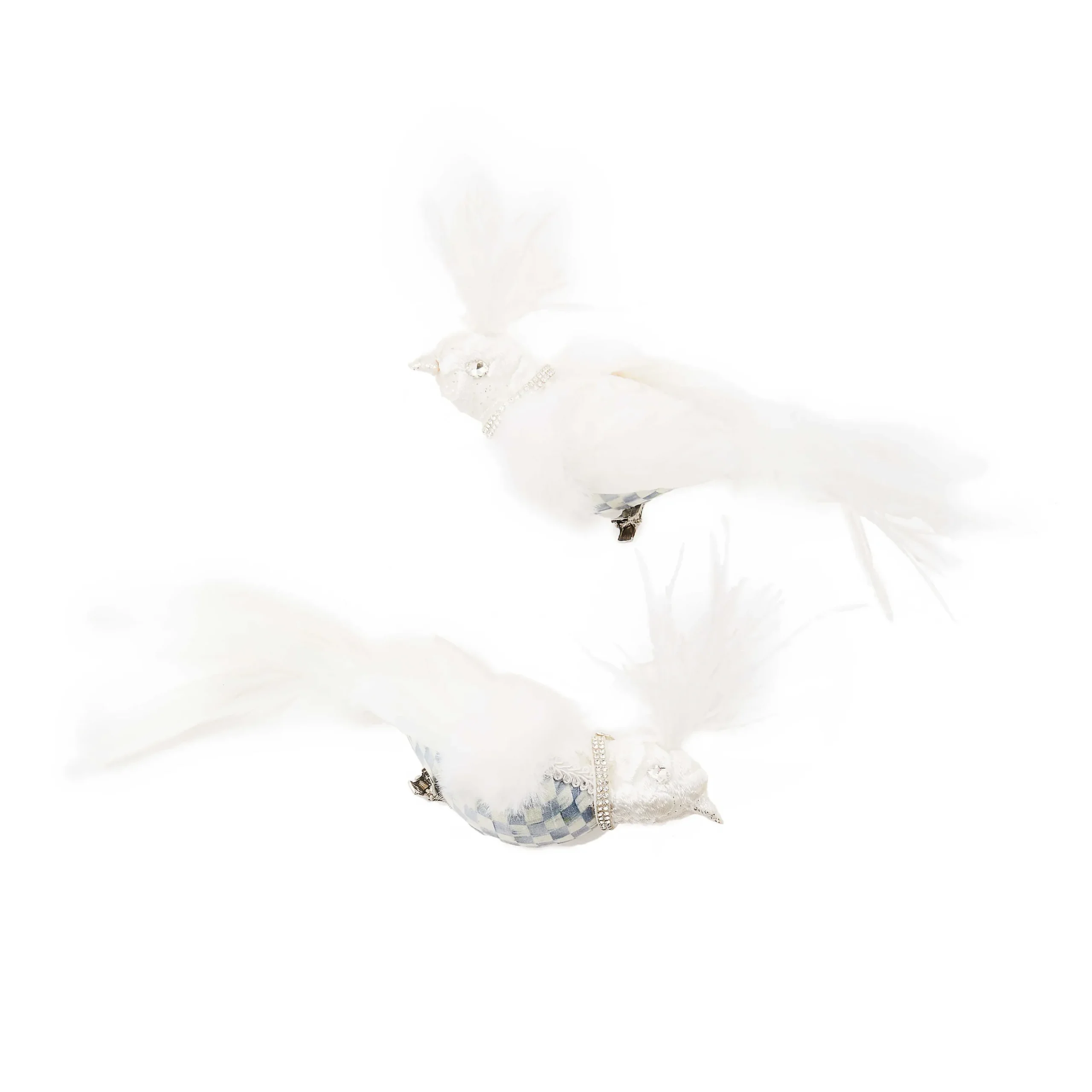 Finishing Touches|MacKenzie-Childs Crystal Palace Bird Clips, Set of 2
