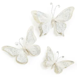 Finishing Touches|MacKenzie-Childs Crystal Palace Butterfly Clips, Set of 3