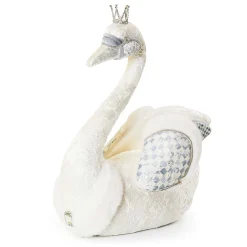 Room Accents|MacKenzie-Childs Crystal Palace Embellished Fabric Swan