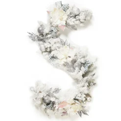 Greenery & Florals|Room Accents|MacKenzie-Childs Crystal Palace Illuminated White Garland