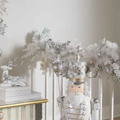 Greenery & Florals|Room Accents|MacKenzie-Childs Crystal Palace Illuminated White Garland