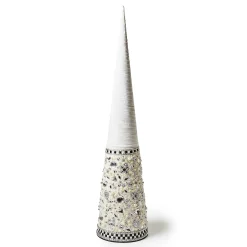 Room Accents|MacKenzie-Childs Crystal Palace Large Beaded Cone Tree