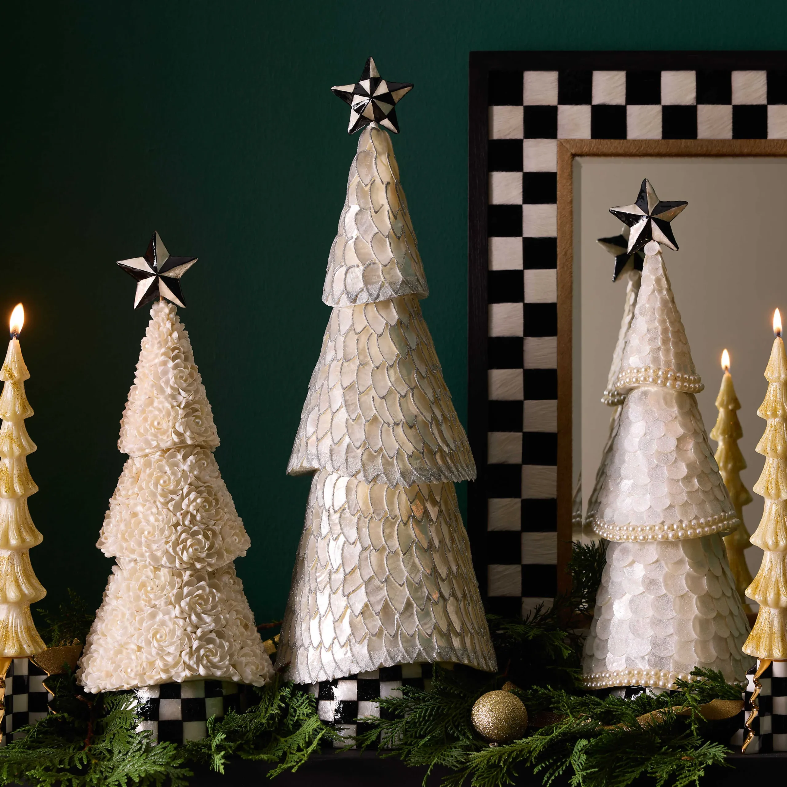 Room Accents|MacKenzie-Childs Crystal Palace Medium Capiz Tree