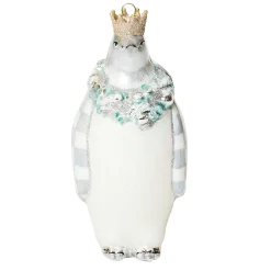 Holiday|MacKenzie-Childs Crystal Palace Penguin Glass Ornament