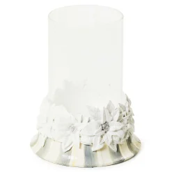 Candles & Fragrances|Table Accessories|MacKenzie-Childs Crystal Palace Poinsettia Pillar Candle Holder