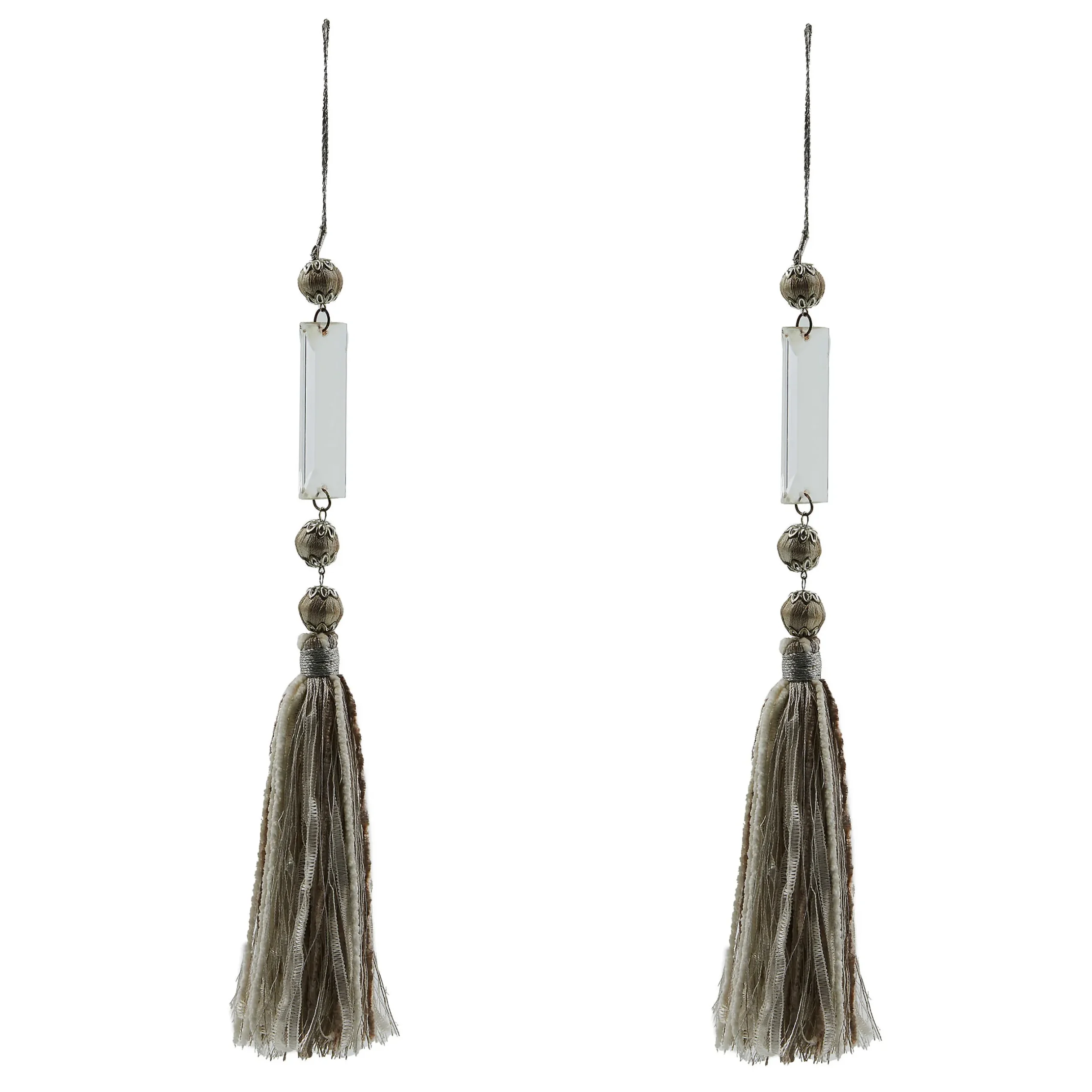 Decor Sets|Room Accents|MacKenzie-Childs Crystal Palace Prism Tassels, Set of 2