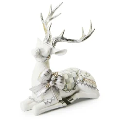 Room Accents|MacKenzie-Childs Crystal Palace Resting White Deer