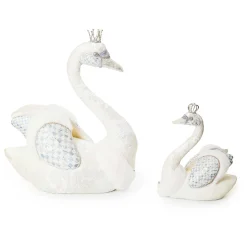Room Accents|MacKenzie-Childs Crystal Palace Small Embellished Fabric Swan