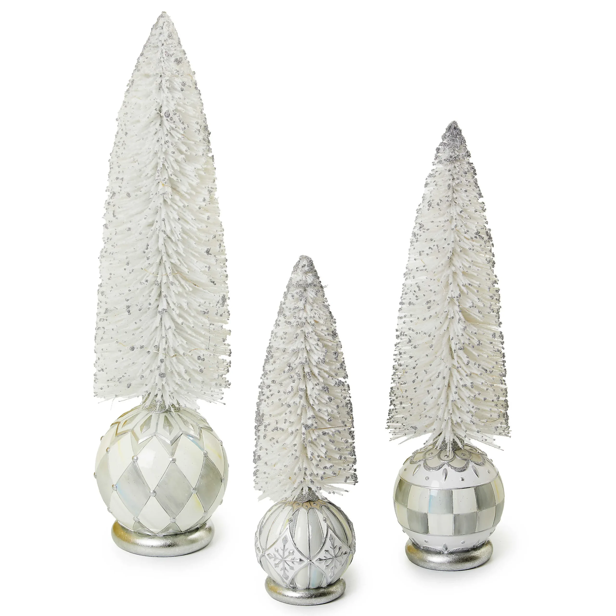 Room Accents|MacKenzie-Childs Crystal Palace Small Illuminated Bottle Brush Tree
