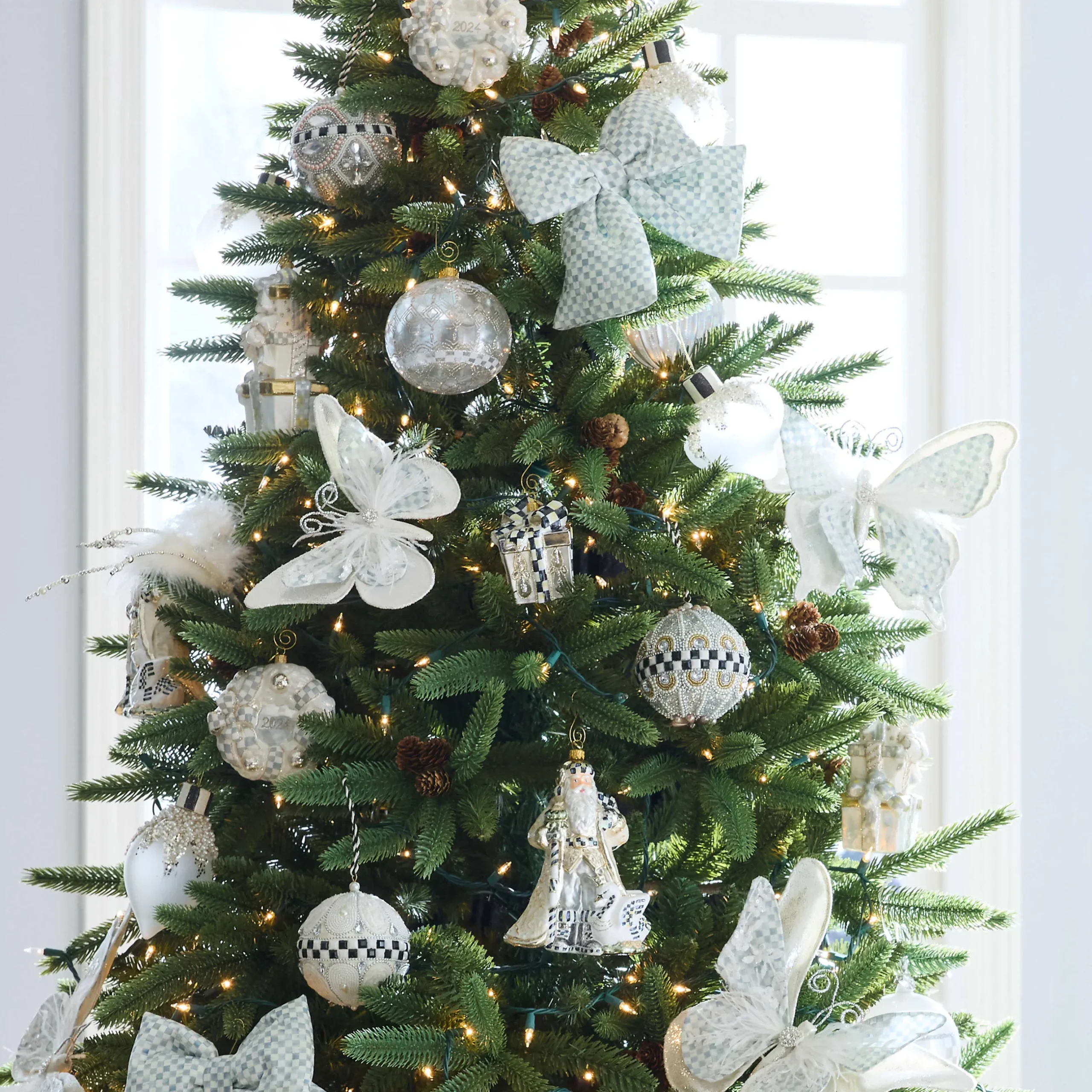 Holiday|MacKenzie-Childs Crystal Palace Stacked Gifts Glass Ornament