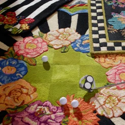 Rugs|MacKenzie-Childs Cutting Garden 6' Round Rug