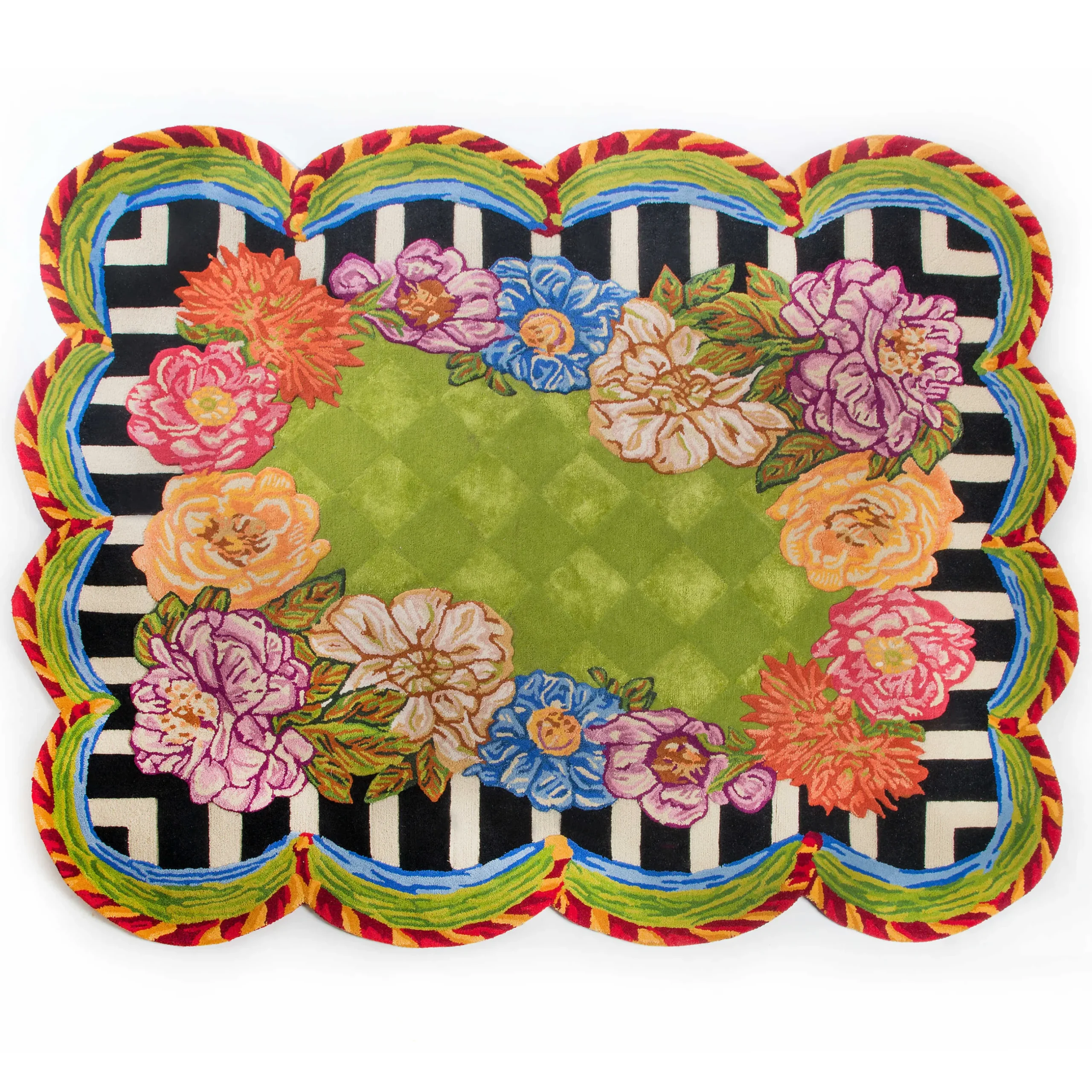 Rugs|MacKenzie-Childs Cutting Garden 6'5 x 8' Rug