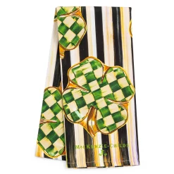 Spring|Kitchen & Table Linens|MacKenzie-Childs Dancing Clovers Dish Towel