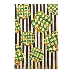 Spring|Kitchen & Table Linens|MacKenzie-Childs Dancing Clovers Dish Towel
