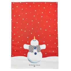 Holiday|Kitchen & Table Linens|MacKenzie-Childs Dancing Snowman Dish Towel