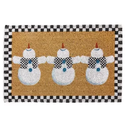 Outdoor|Rugs|MacKenzie-Childs Dancing Snowman Entrance Mat