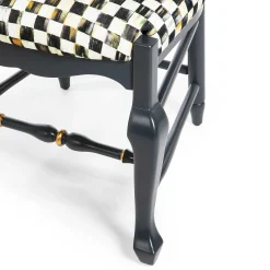 Dining Room & Kitchen|MacKenzie-Childs Dark Rainbow Fish Chair