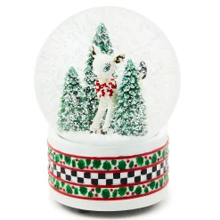 Room Accents|MacKenzie-Childs Deary Deer Snow Globe