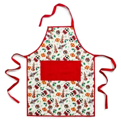 Accessories|Kitchen & Table Linens|MacKenzie-Childs Deck the Halls Apron