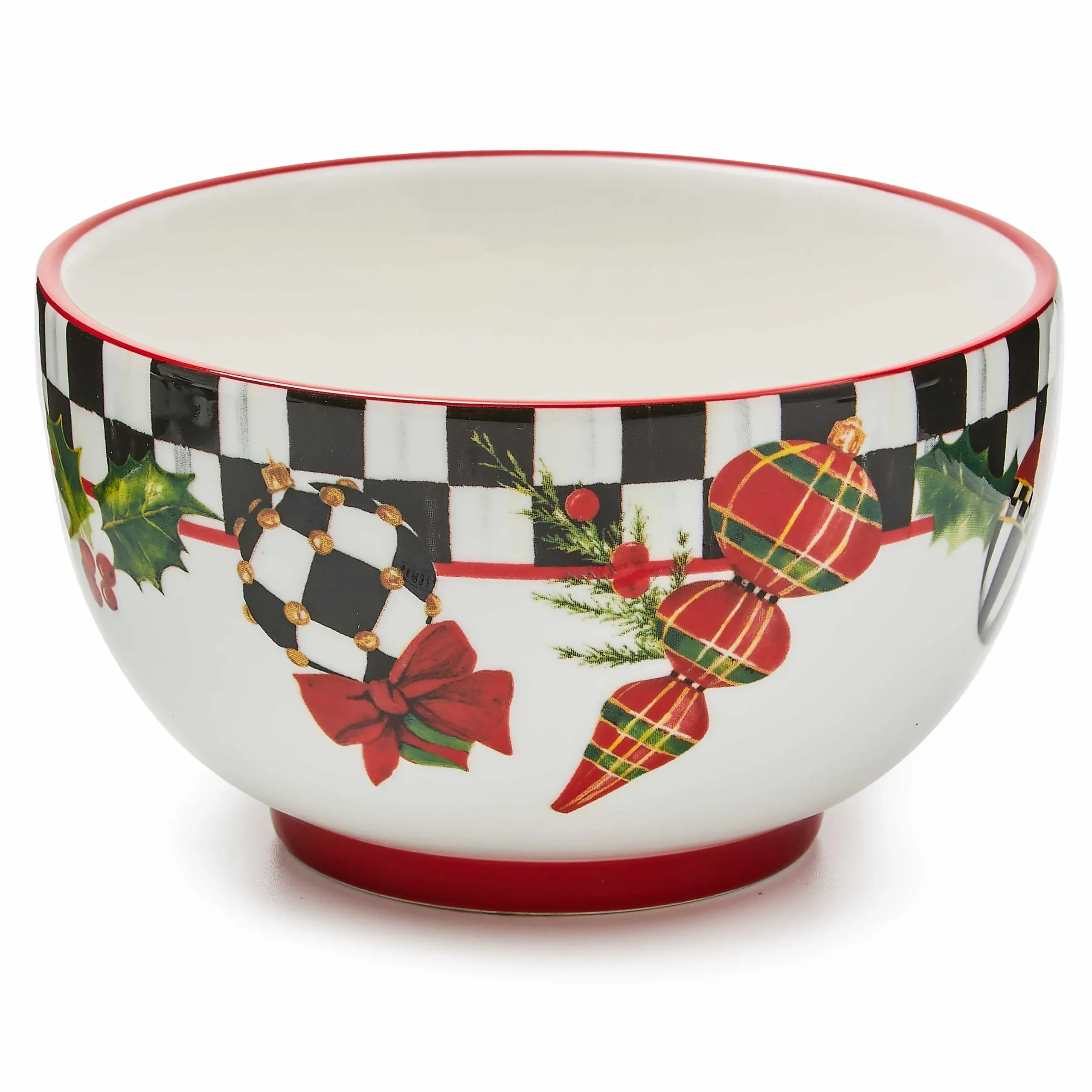 Kitchen & Dining Sets|Dinnerware & Flatware|MacKenzie-Childs Deck the Halls Breakfast Bowls, Set of 4