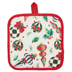 Holiday|Kitchen & Table Linens|MacKenzie-Childs Deck the Halls Potholder