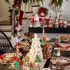 Holiday|Serveware|MacKenzie-Childs Deck the Halls Serving Bowl